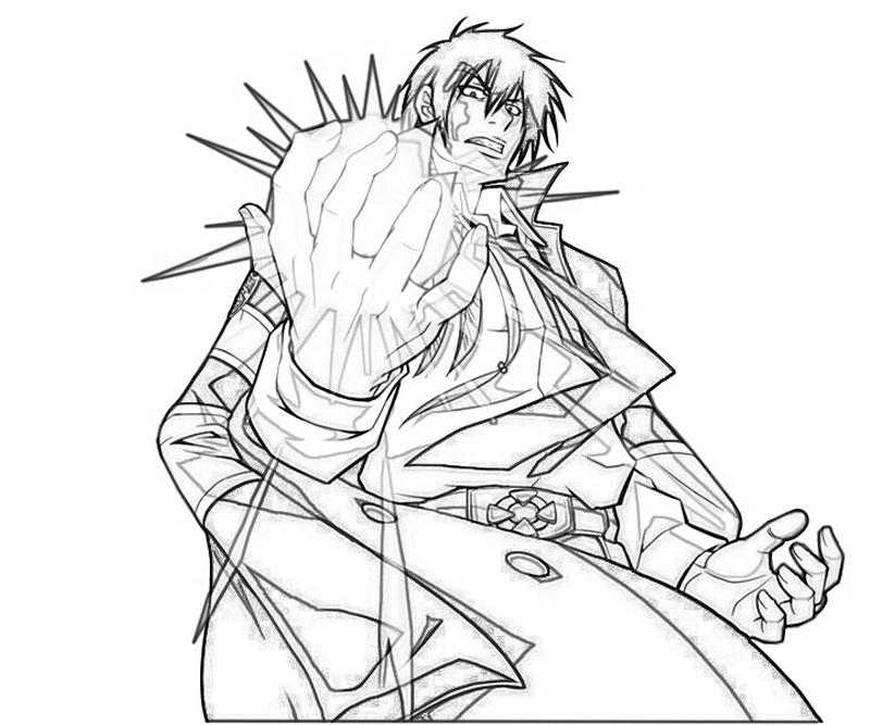 Xanxus Strong Coloring Pages xanxus-strong-coloring-pages