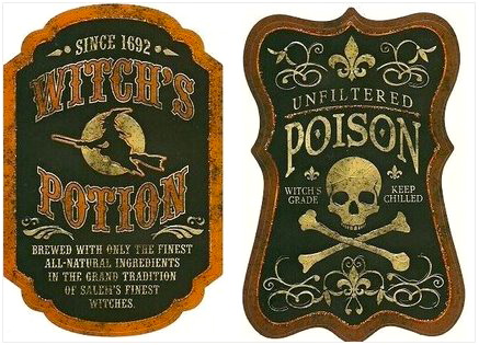 halloween labels