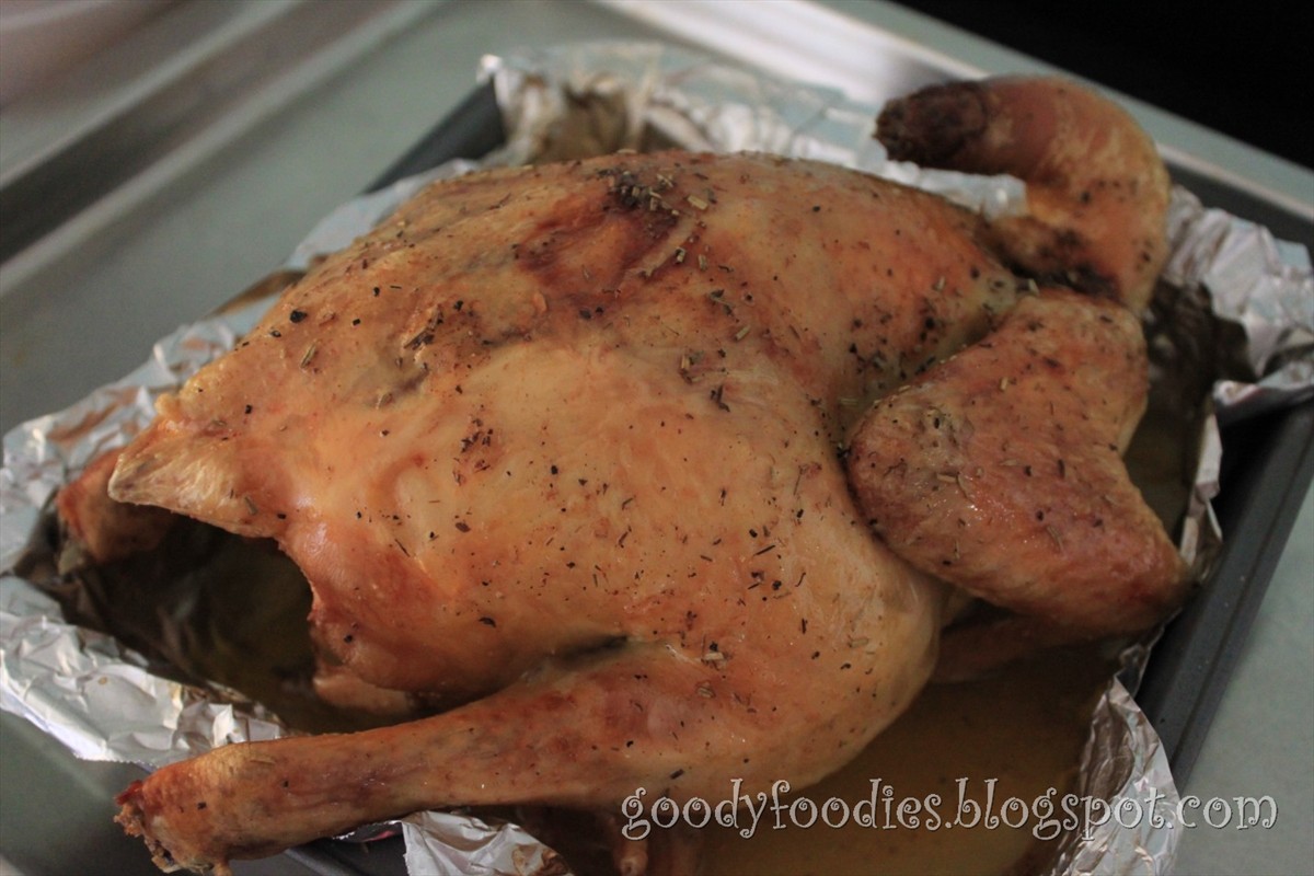 GoodyFoodies I cooked Jamie Oliver inspired roast chicken with