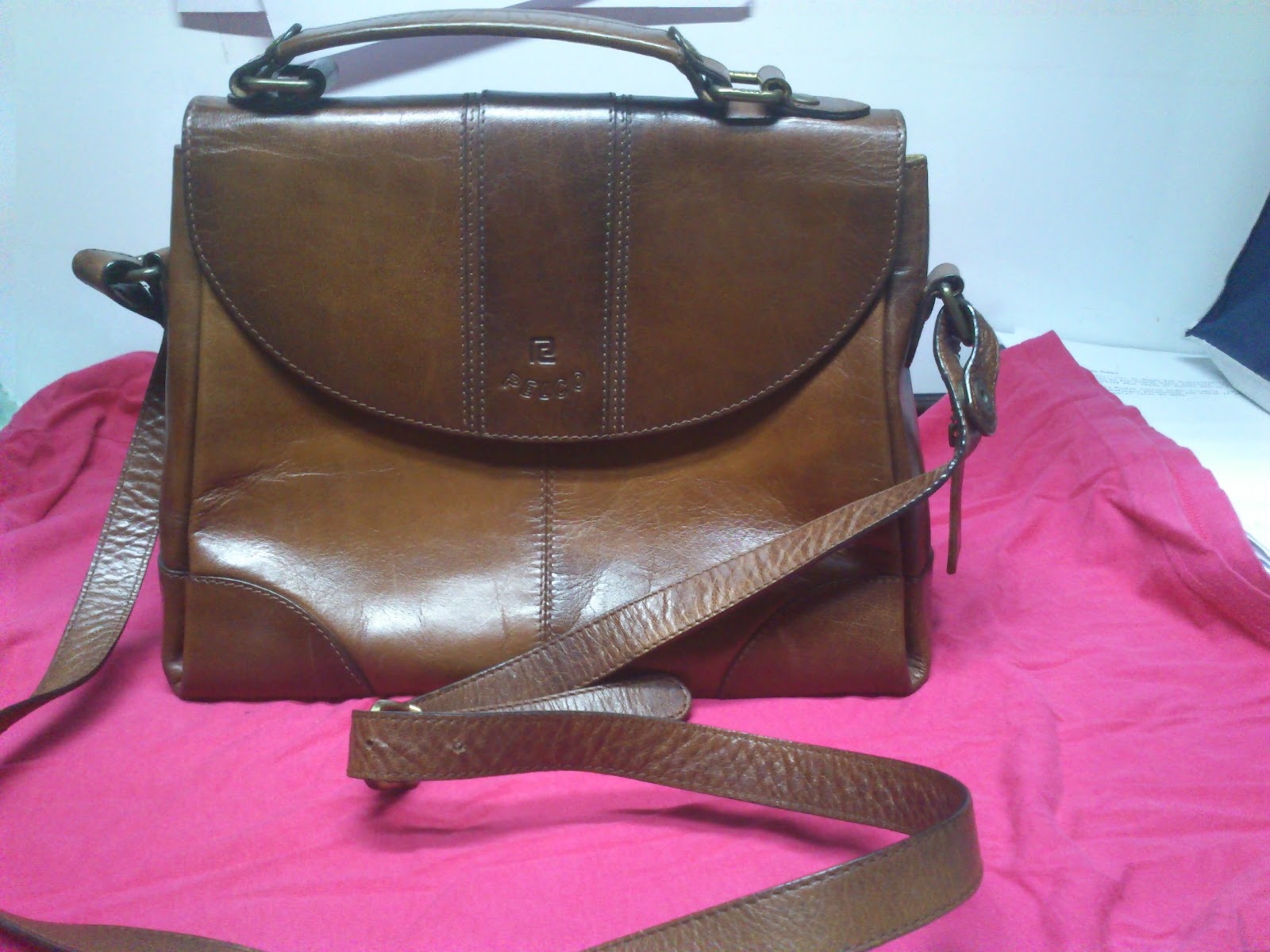 BaranK Lame: Pelco Leather Sling Bag - SOLD