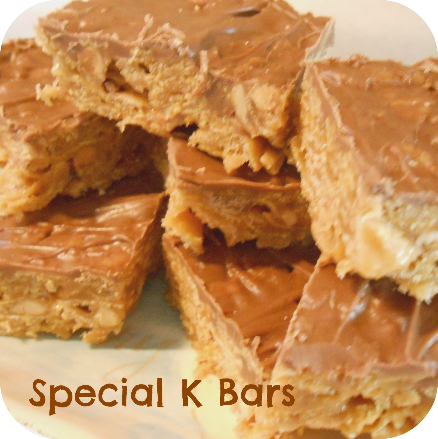 The Better Baker NoBake Special K Bars (with ChocoScotch Topping)