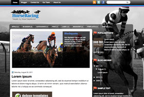 HorseRacing Blogger Template