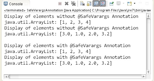 java annotations for in development code java annotations for in development code