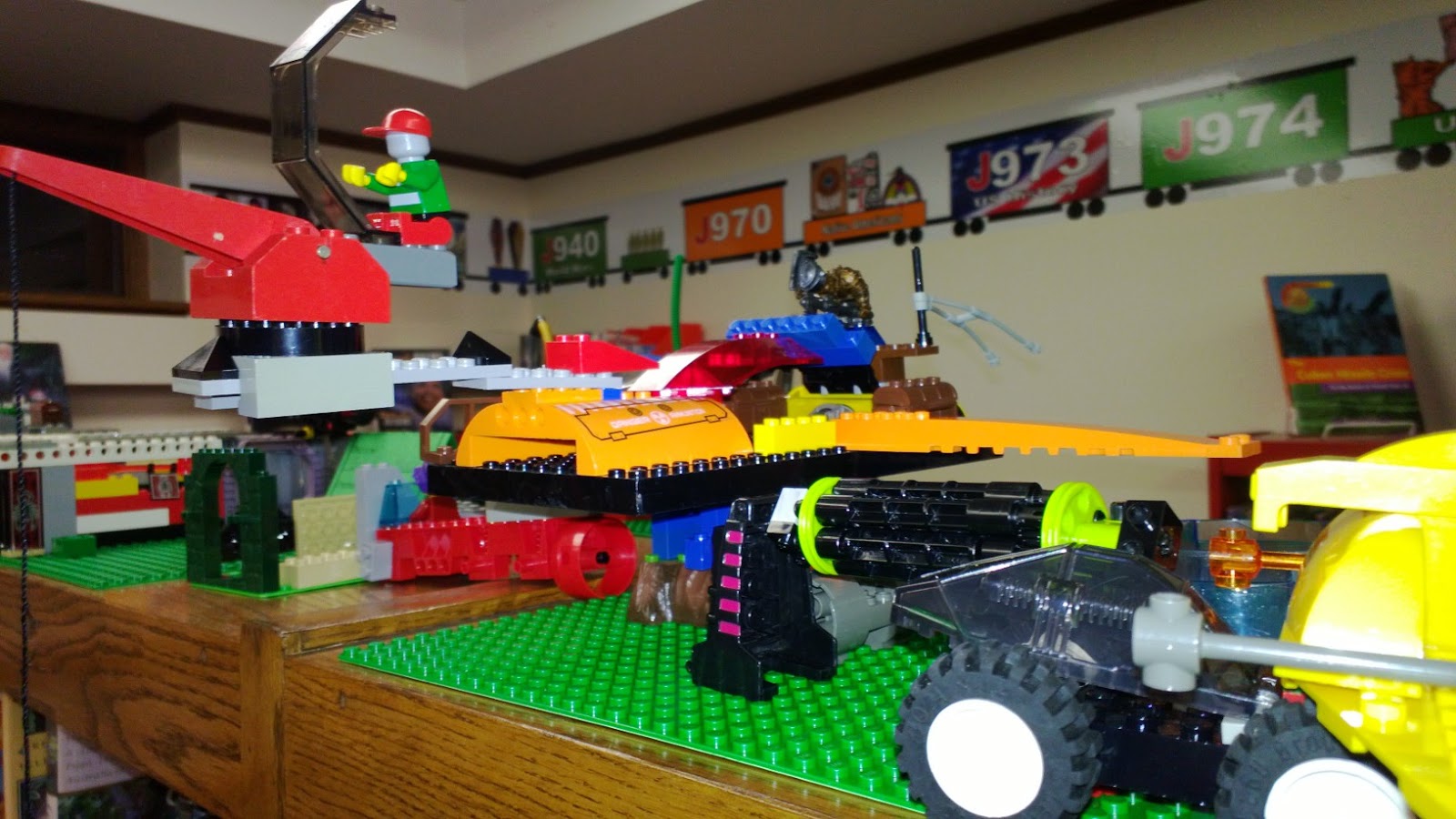 Northfield Public Library Lego Dog Houses!