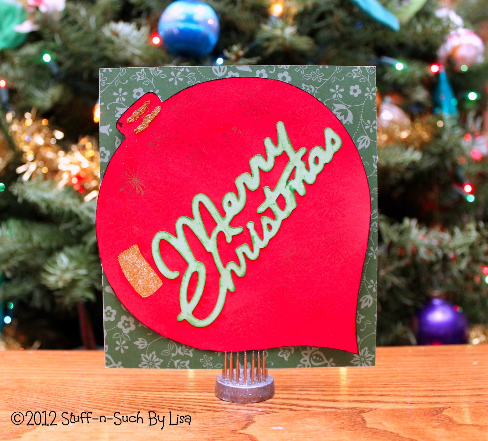 StuffnSuch By Lisa Cricut Wild Card Christmas Card