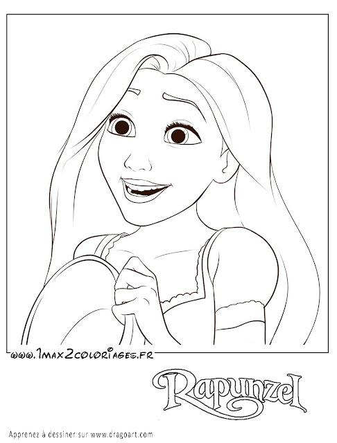 Coloriage raiponce Coloriage raiponce