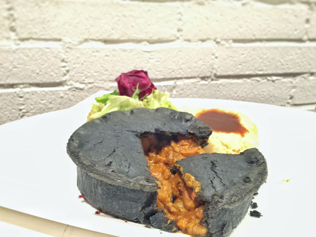 Pies & Coffee - Charcoal Crust Curry Chicken Pie