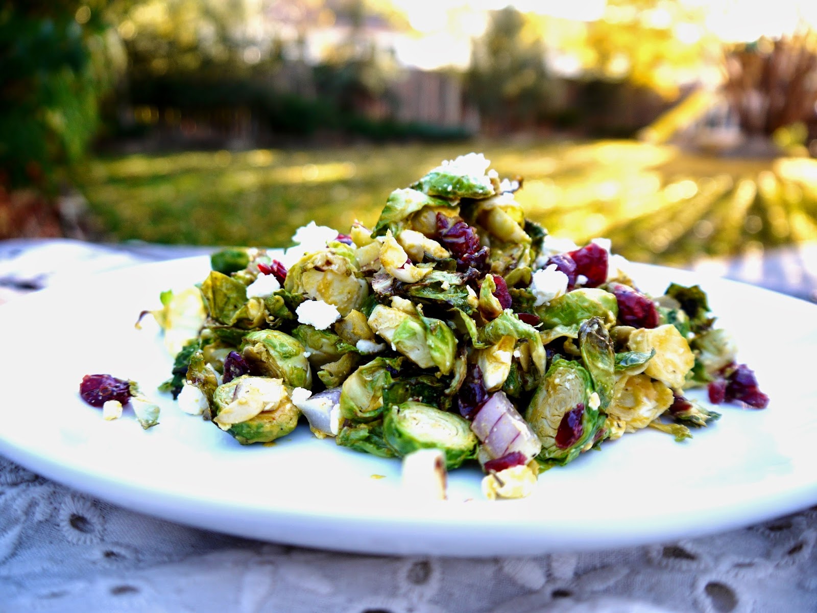 Eighty Twenty: 80--- Roasted Brussels Sprouts Chopped Salad with Smokey