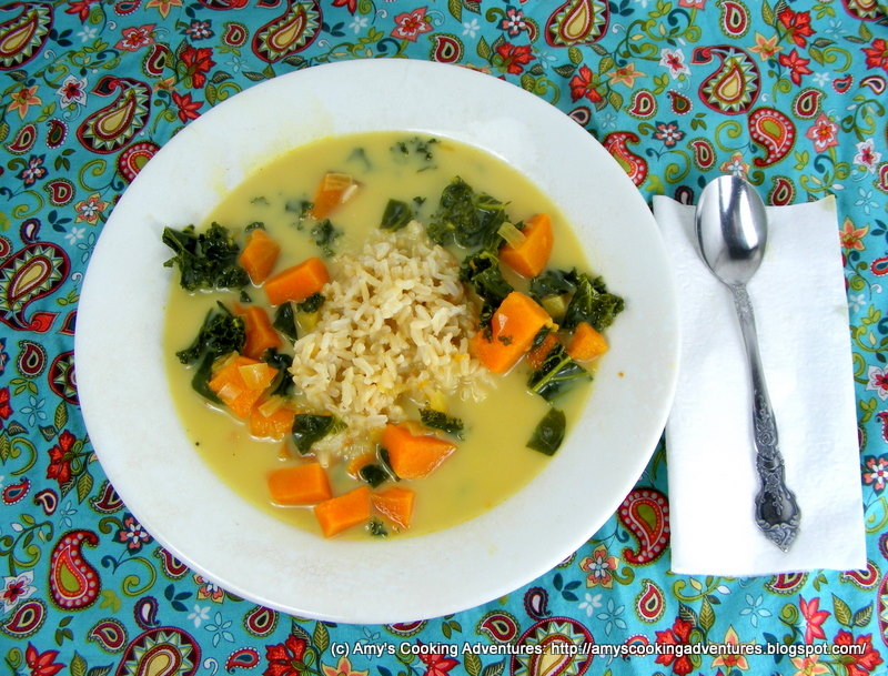 Kale and Sweet Potato Soup