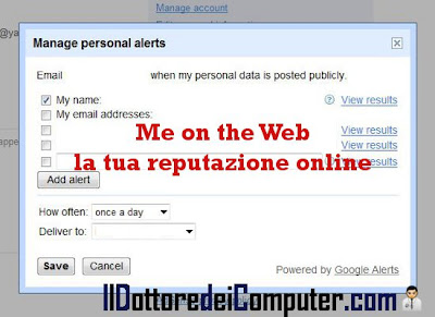 me on the web la tua reputazione online
