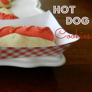 Hot Dog Cookies