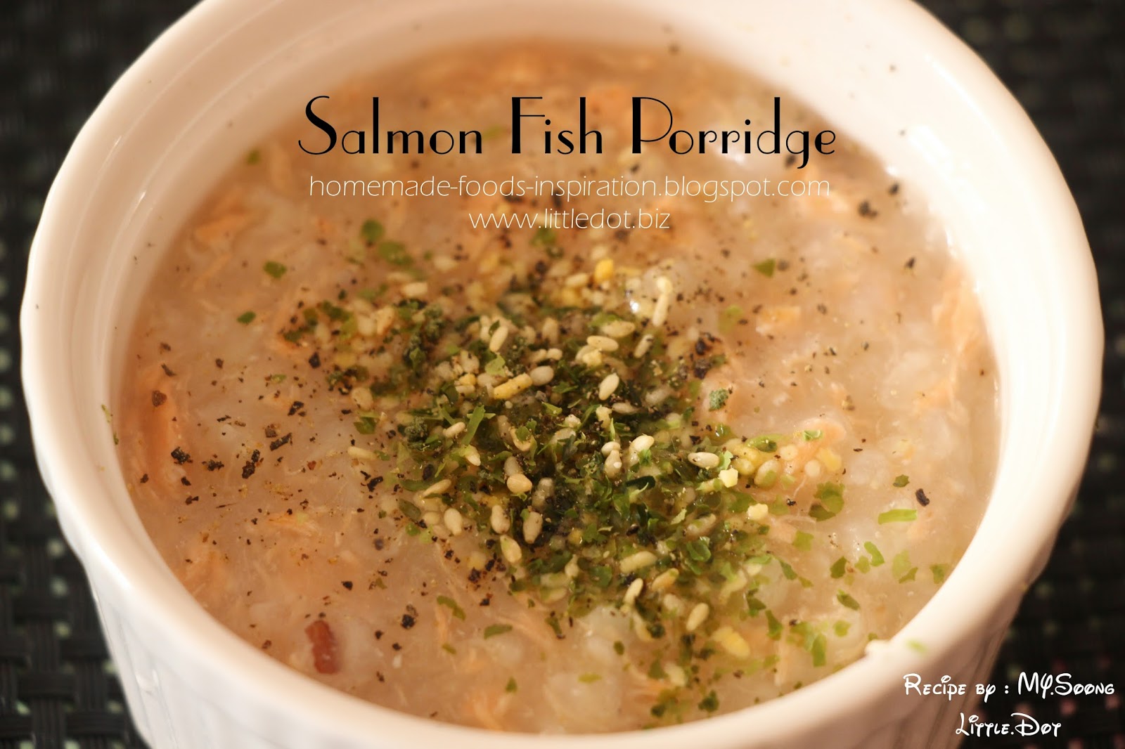 Homemade Foods Inspiration Salmon Fish Porridge
