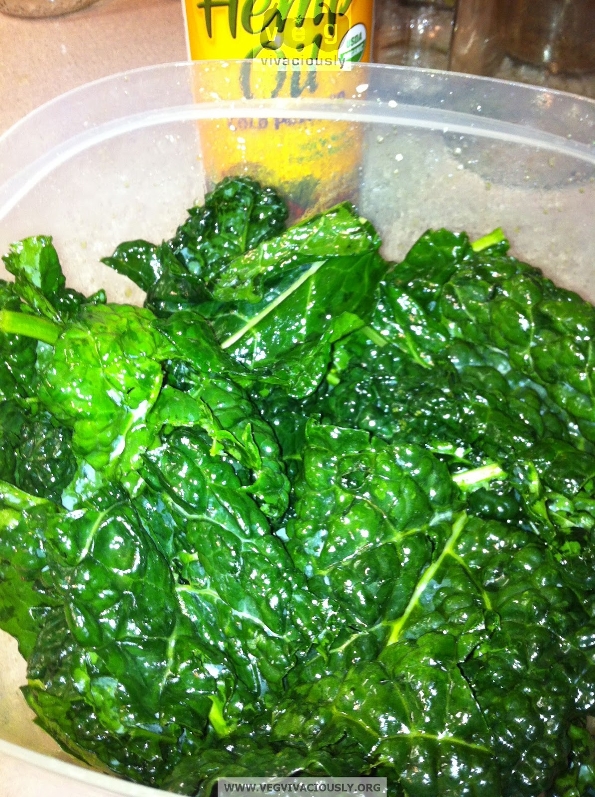 Veg Vivaciously Cheesy Kale Chips