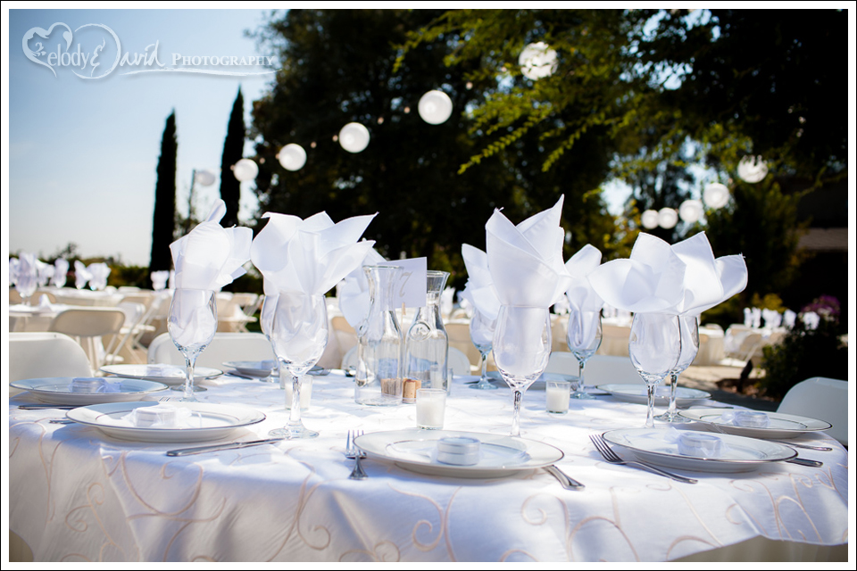table top wedding table setting Mettler Family Vineyards