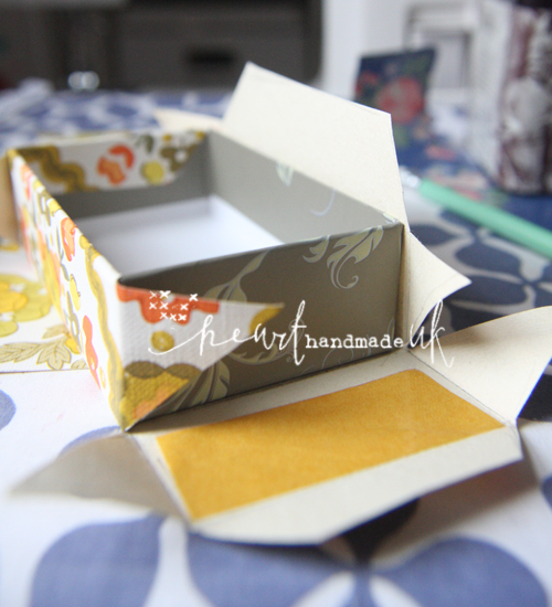Vintage Wallpaper Storage Box Tutorial Covering+a+box+lid+with+Vintage+Wallpaper Vintage Wallpaper Storage Box Tutorial