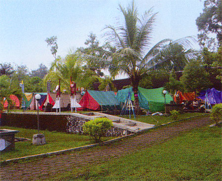 Rest Area Bunder Gunungkidul lokasi tempat camping outbond gunungkidul