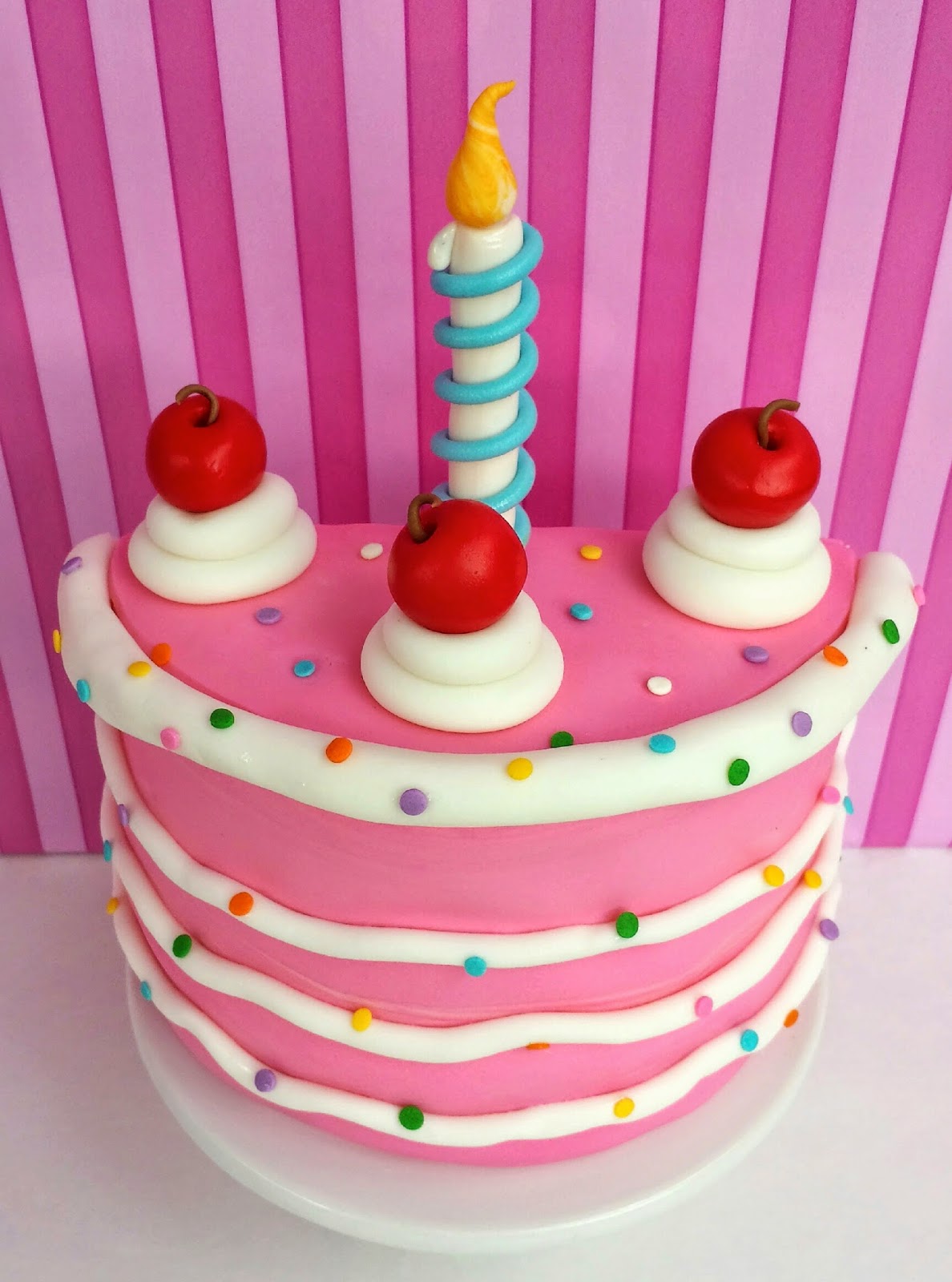 Cake Blog: Half-Birthday Cartoon Cake