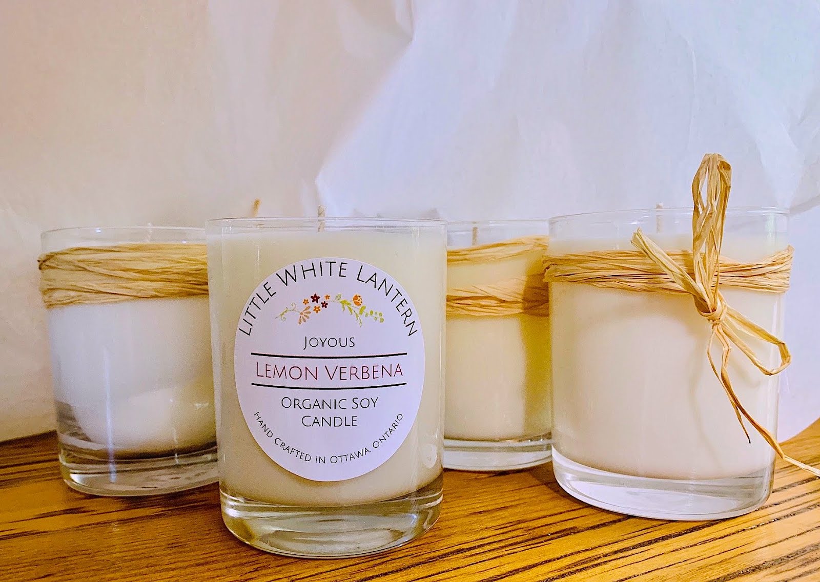 Exclusive Organic Hand-Poured Soy Wax Candles