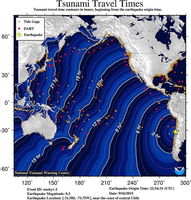 Phivolcs Issued Tsunami Warning in 20 Provinces in Philippines M8.3