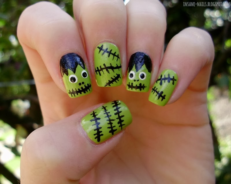 6. "Scream" Inspired Nails - wide 5