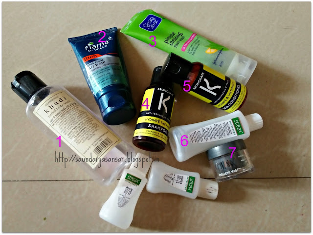 Bath and Body Product empties