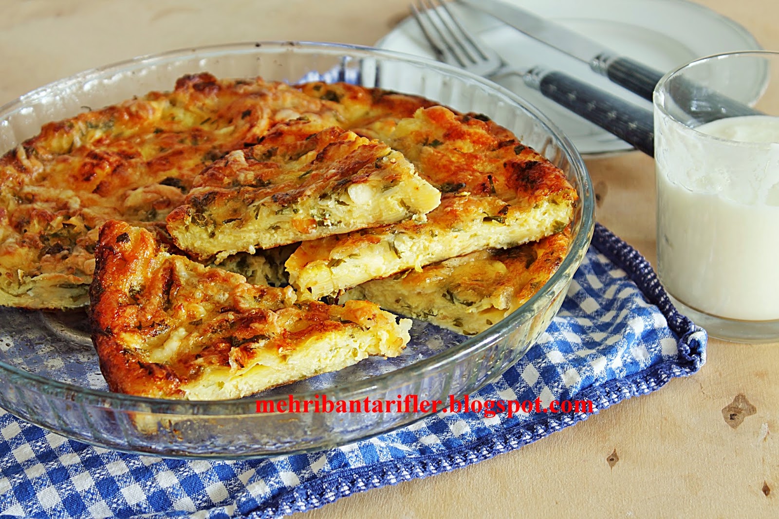 Mehribanın yahşi tarifleri Yırtık yufkadan börek.