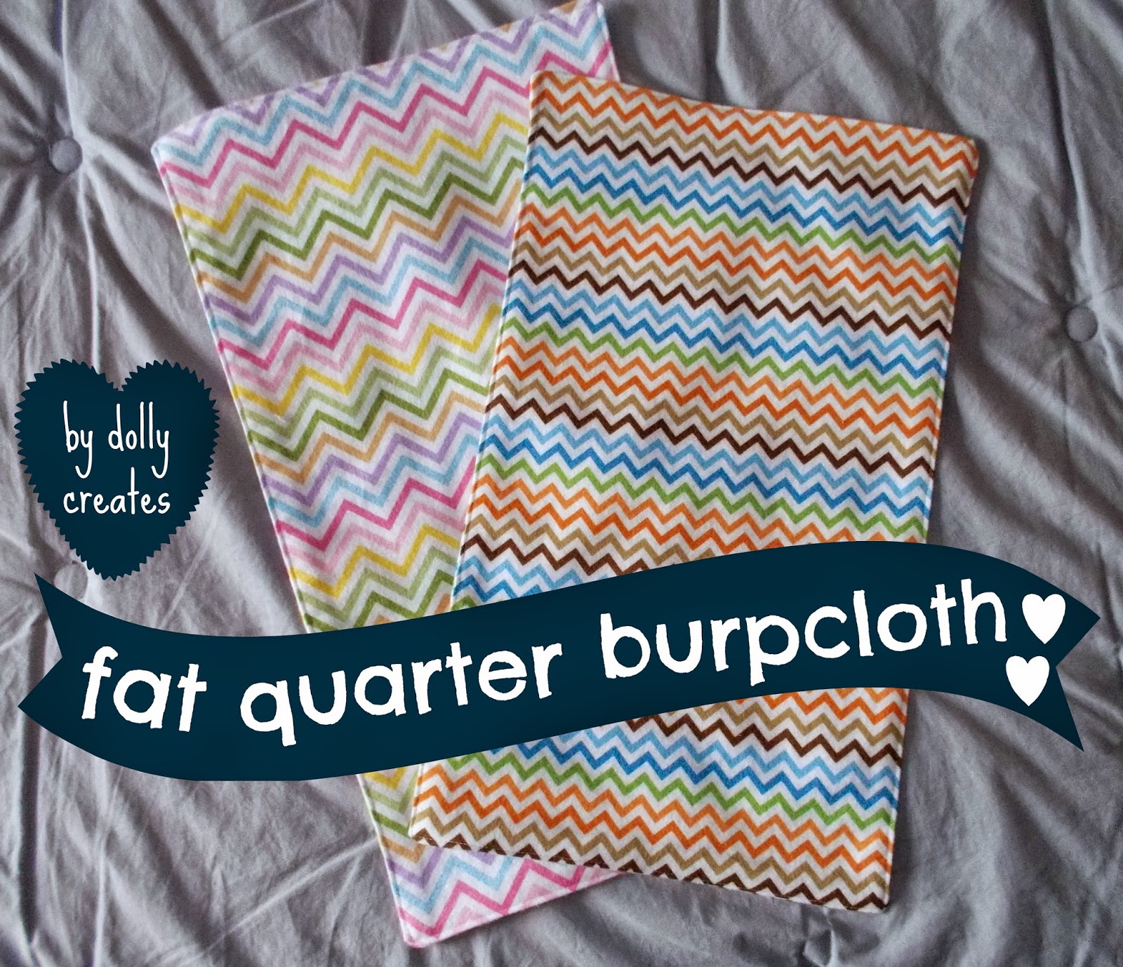 Dolly Creates The Fat Quarter Burp Cloth