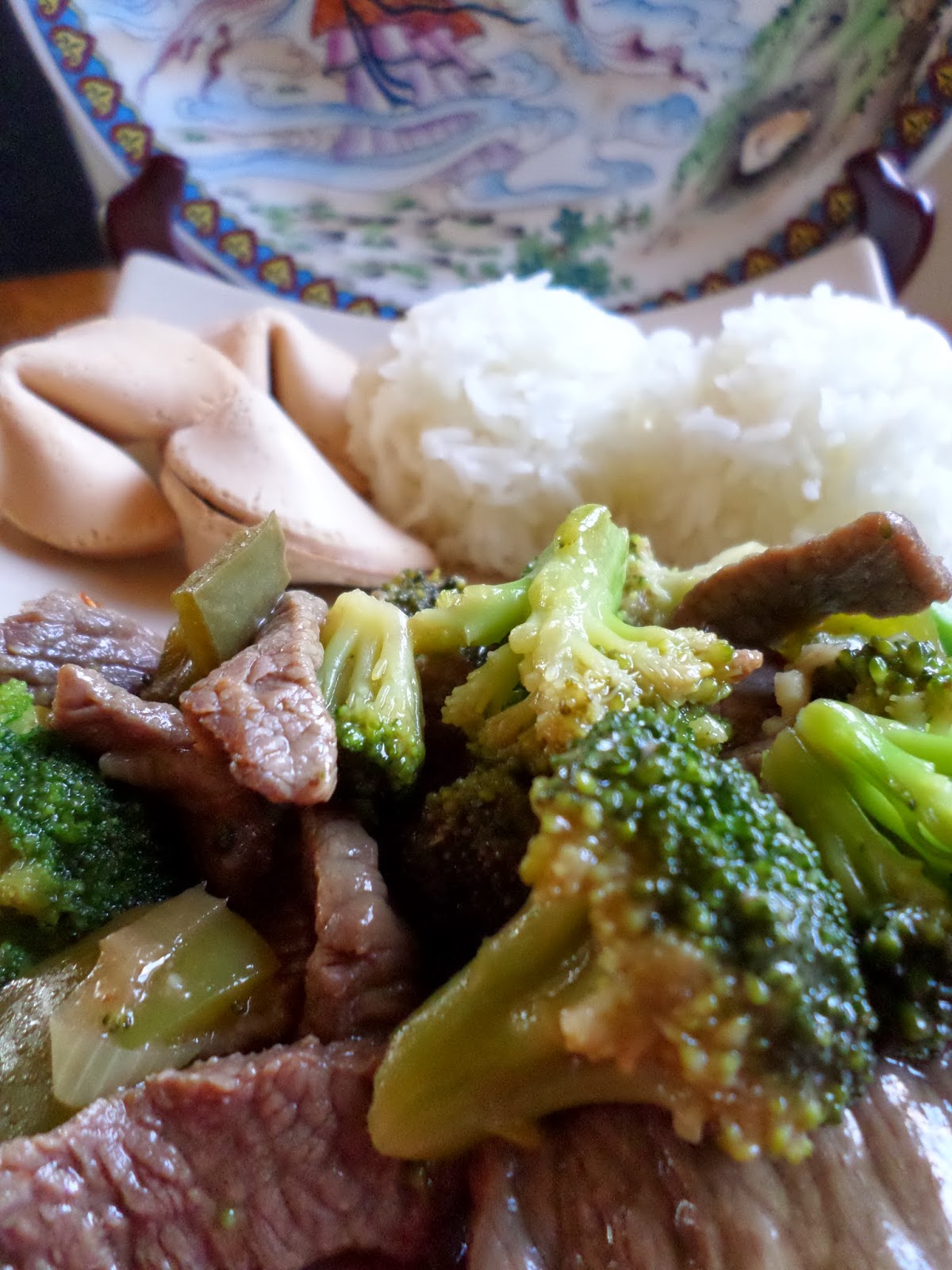Beef and Broccoli Stir Fry Turnips 2 Tangerines