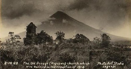 mayon 1814 eruption cagsawa 1928 osborne