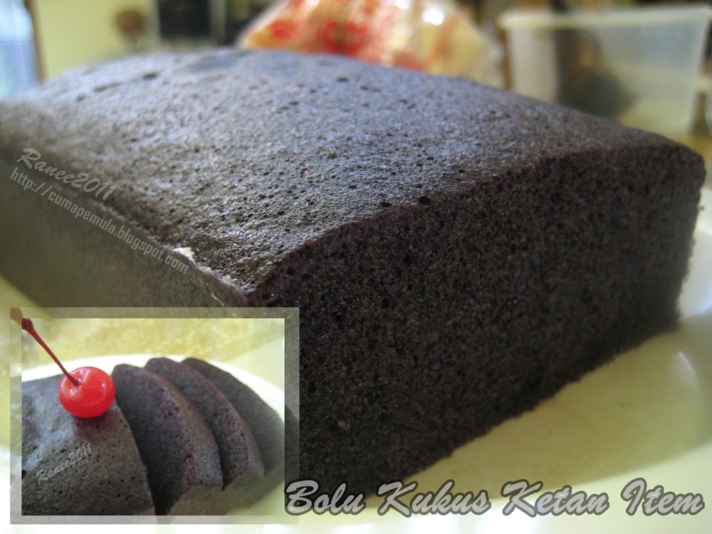 My Lovely Notes Bolu Kukus Ketan Item