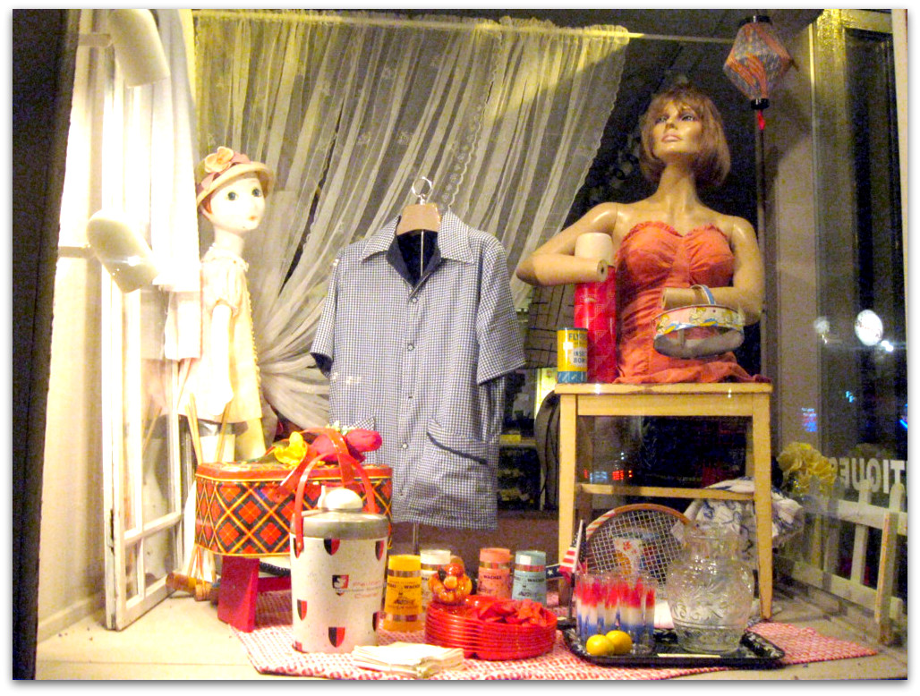 All That's Vintage Window displays