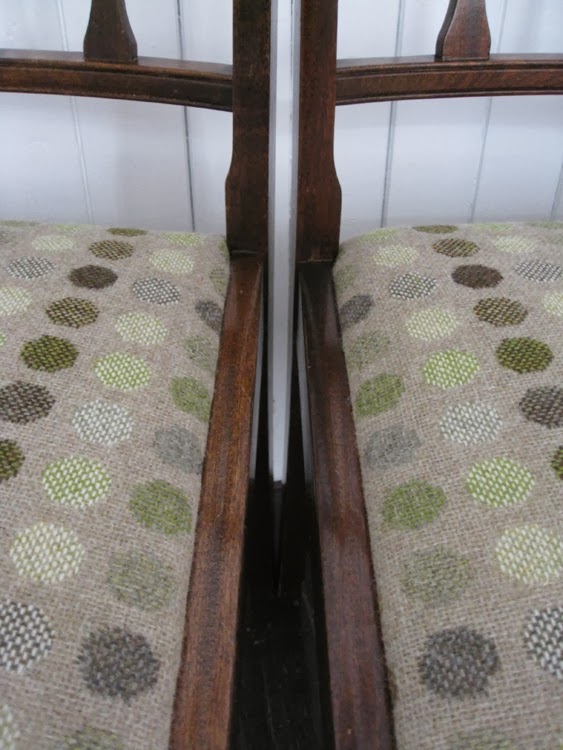 Mick Sheridan Upholstery More dining chairs in Welsh wool