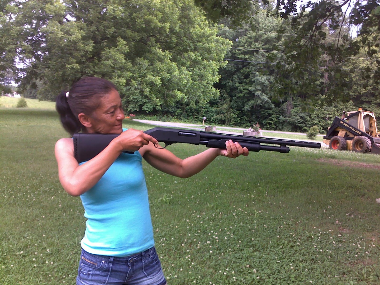 The Dixie Sun by A Reb in Dixie The H&R 1871 Pardner Pump Compact 20