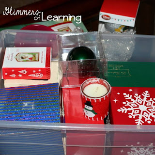 Winter Decoration Storage - Glimmers of Learning
