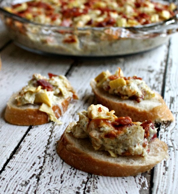 Hungry Harps Baked DillArtichoke Dip with Bacon
