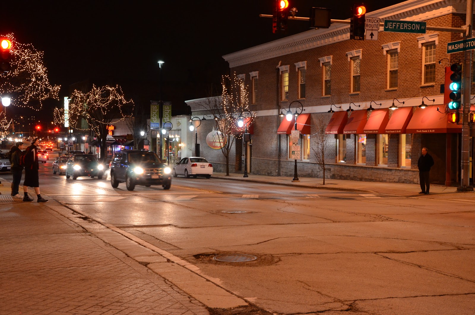 Downtown Naperville from the Sidewalks Winter is almost over!