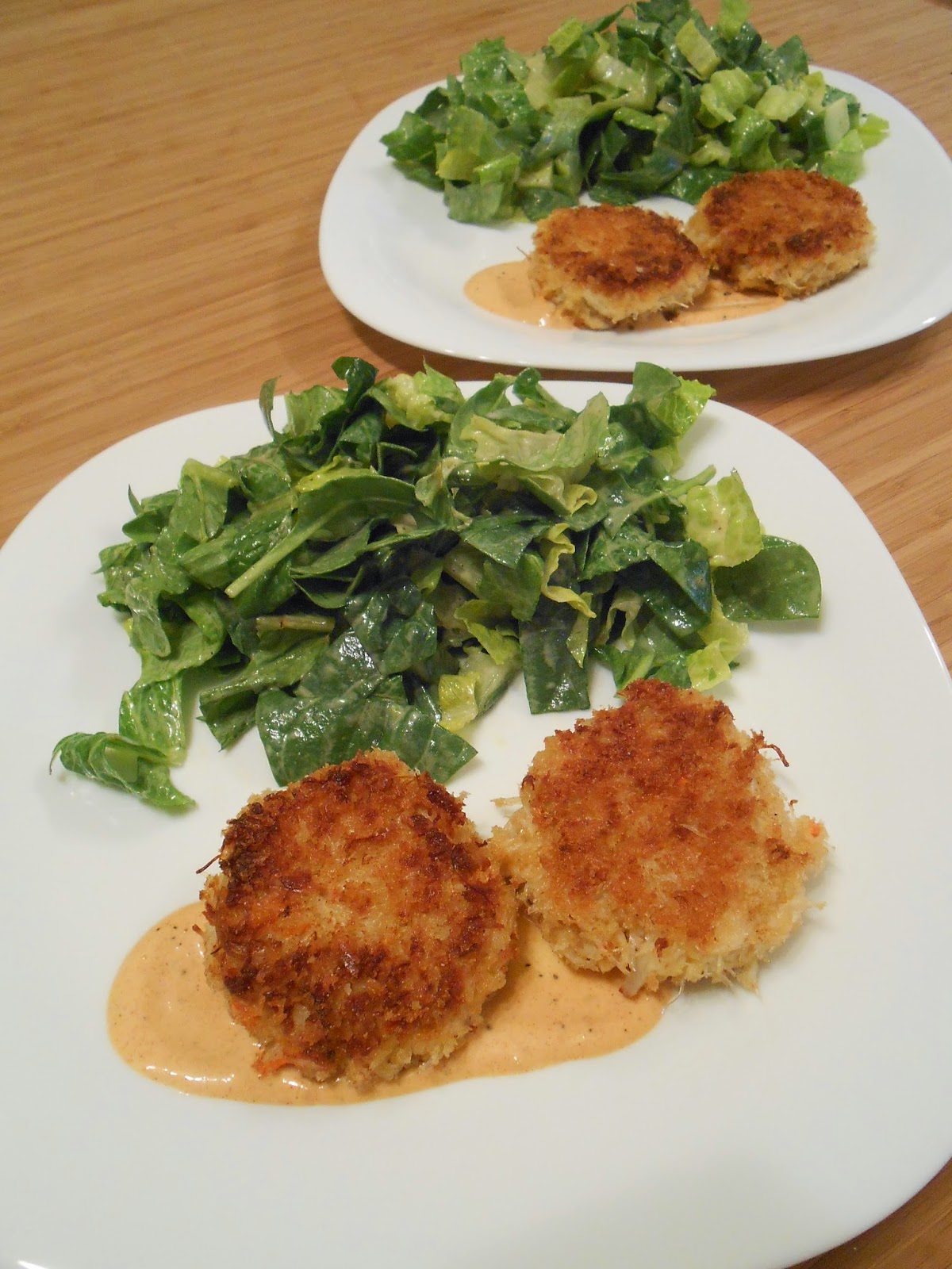 Eat cook and love Crab cakes avec mayo épicée