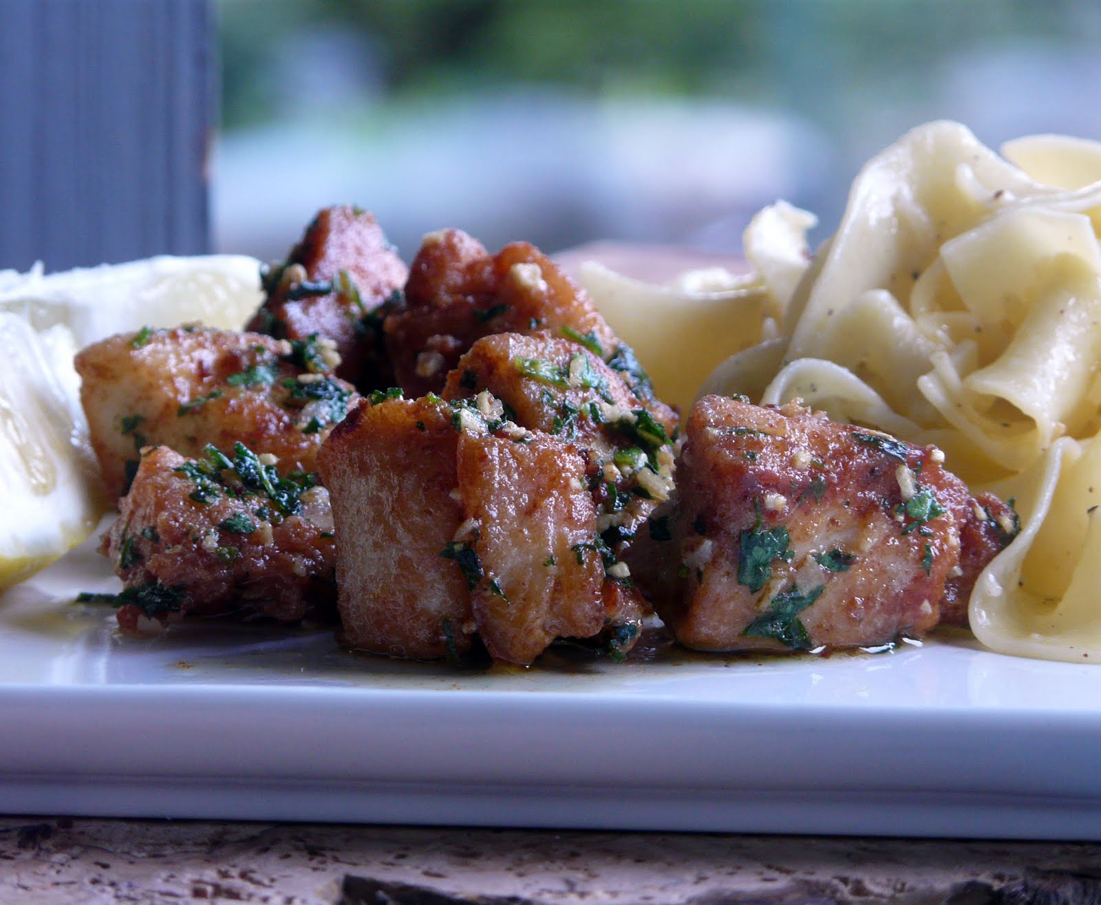 Thibeault's Table Chicken Breasts with Garlic and Parsley