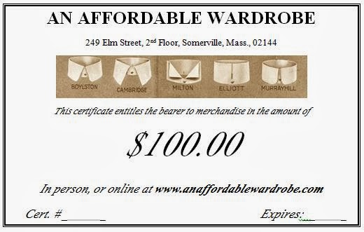 AAW Gift Certificates