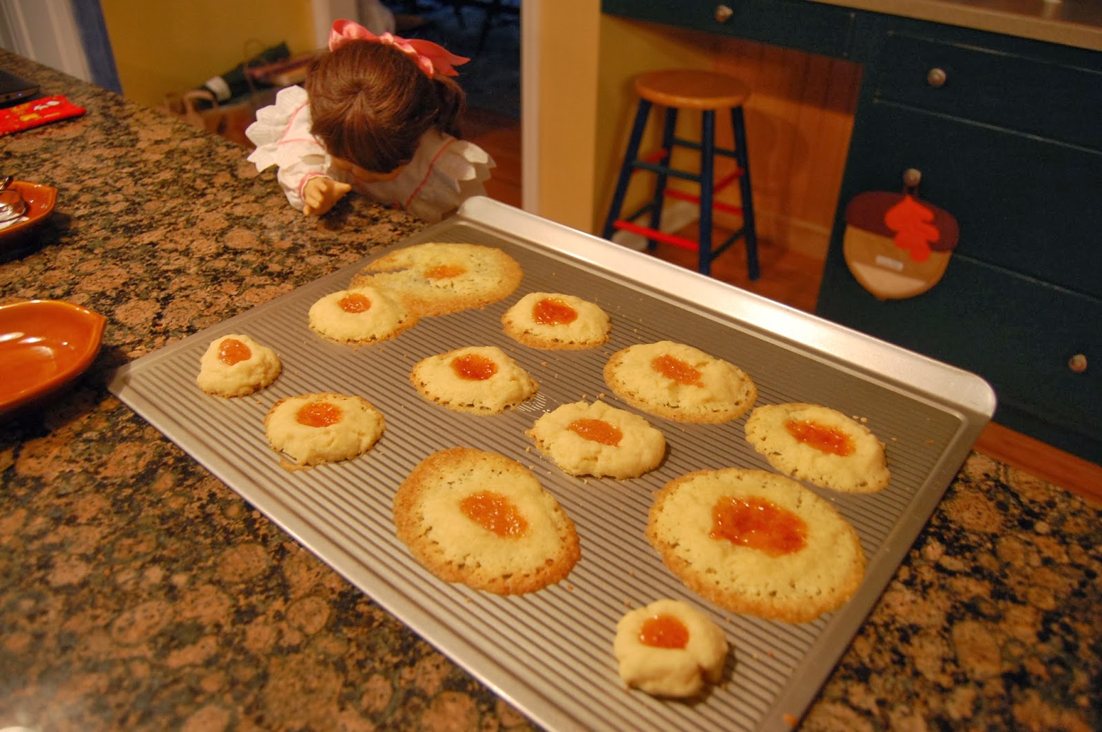 A Peek into the Pantry Samantha's Jam Tart Cookies