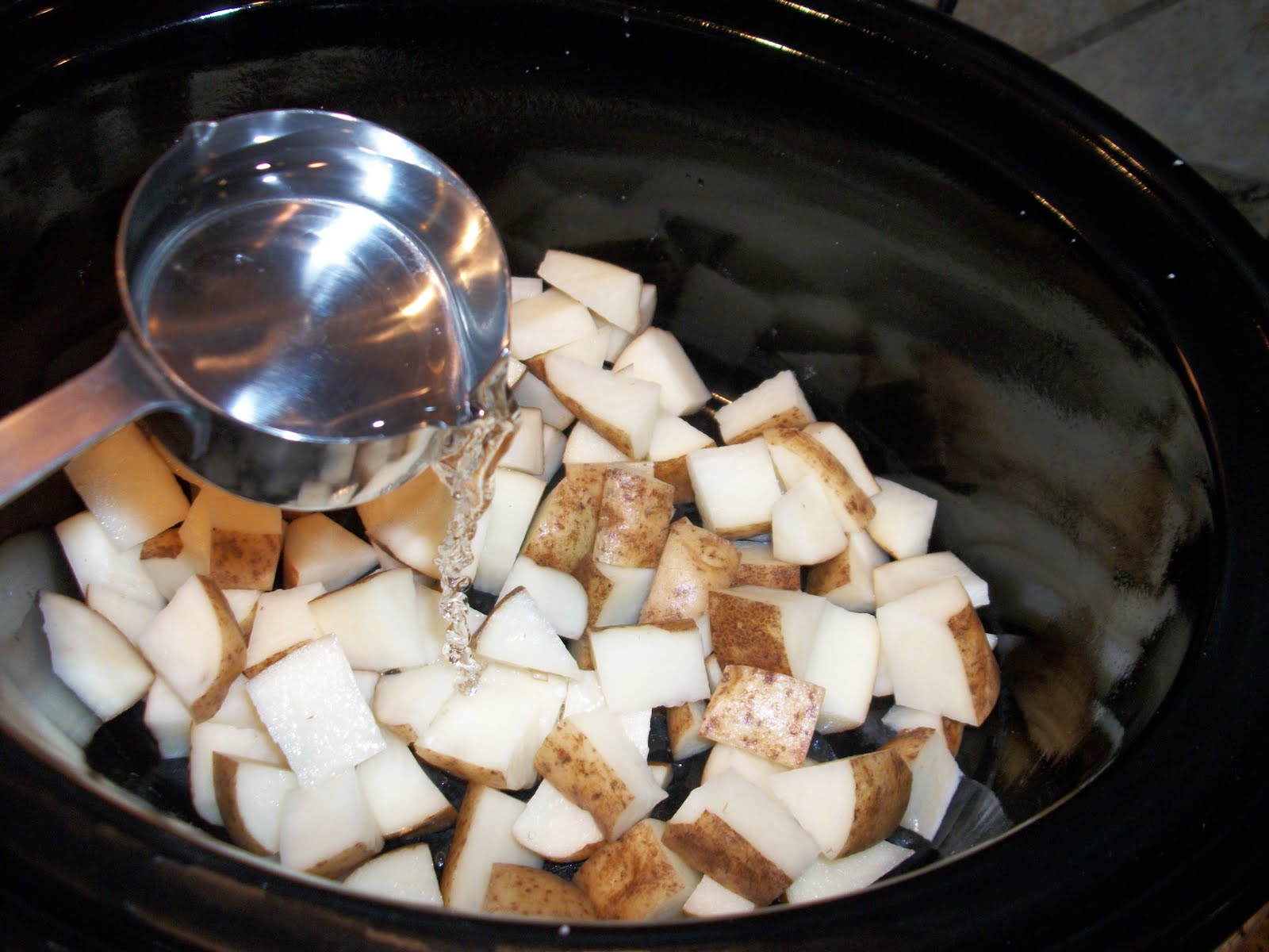 Kaitlin in the Kitchen Crock Pot Herb Roasted Potatoes
