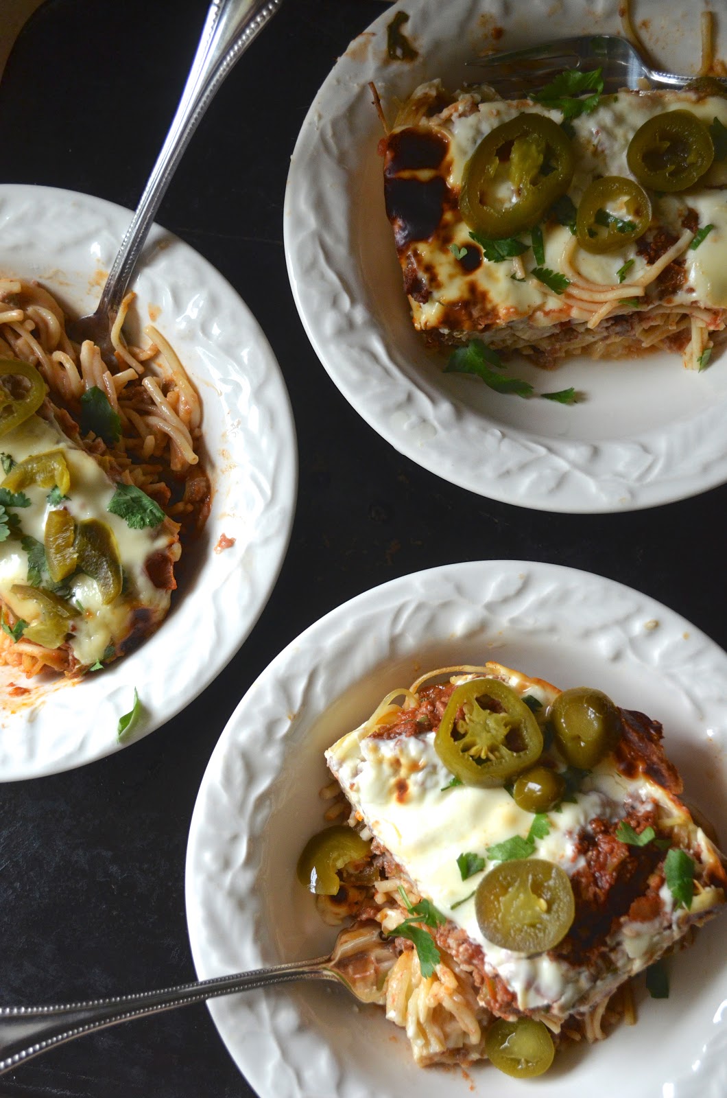 The Lazy Daisy Kitchen spanish spaghetti bake