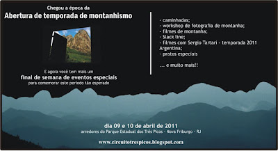 Abertura da Temporada de Montanhismo em Salinas – RJ