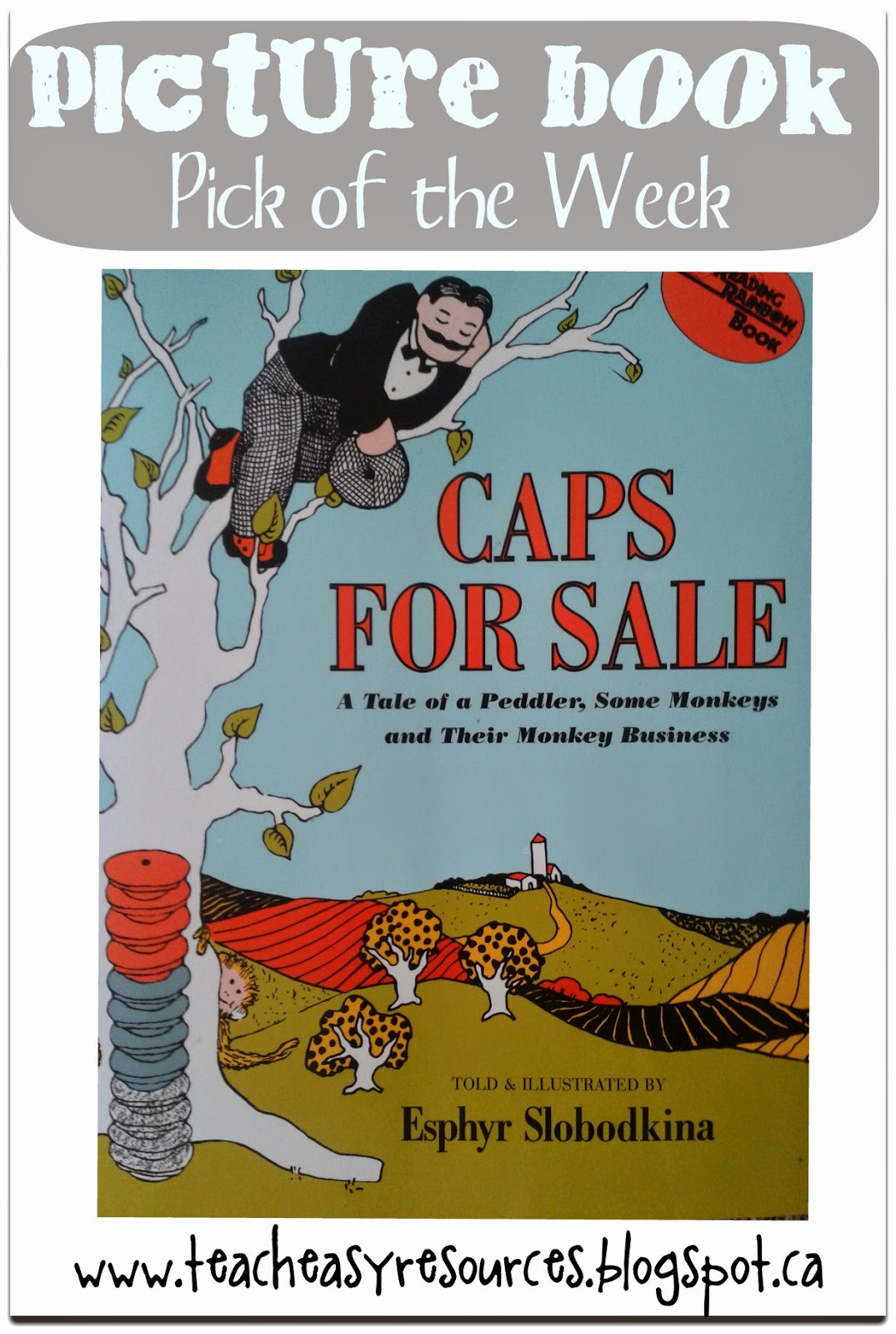 Teach Easy Resources Caps for Sale Great Picture Book with Activity