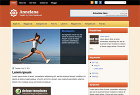 Annelana Blogger Template
