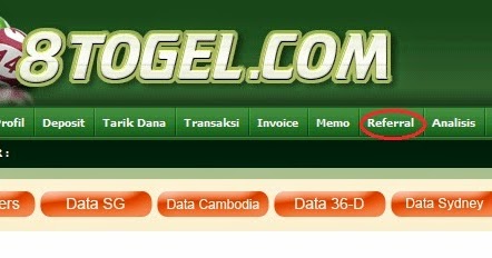 8Togel Situs Togel Online Indonesia: Cara Menjadi Referral Dan Mendaftarkan  Referral 8Togel