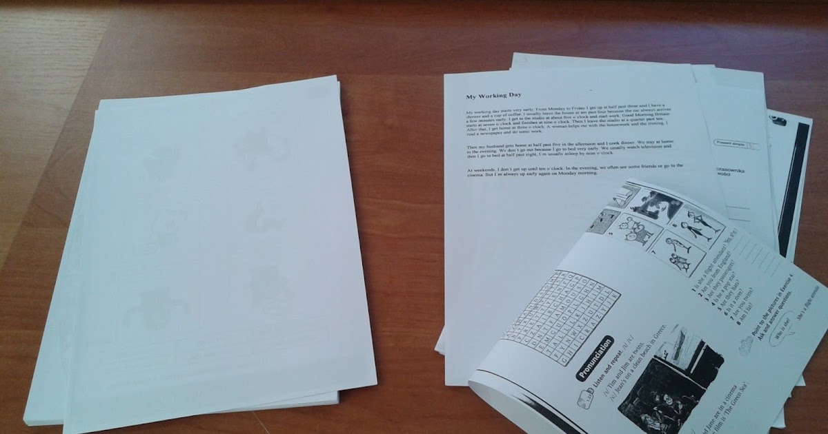 clever saving Recycling / reusing already printed office paper.