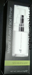 ELF Tone Correcting Green Primer elf-eyes-lips-face-review-mineral-tone-adjusting-green-primer