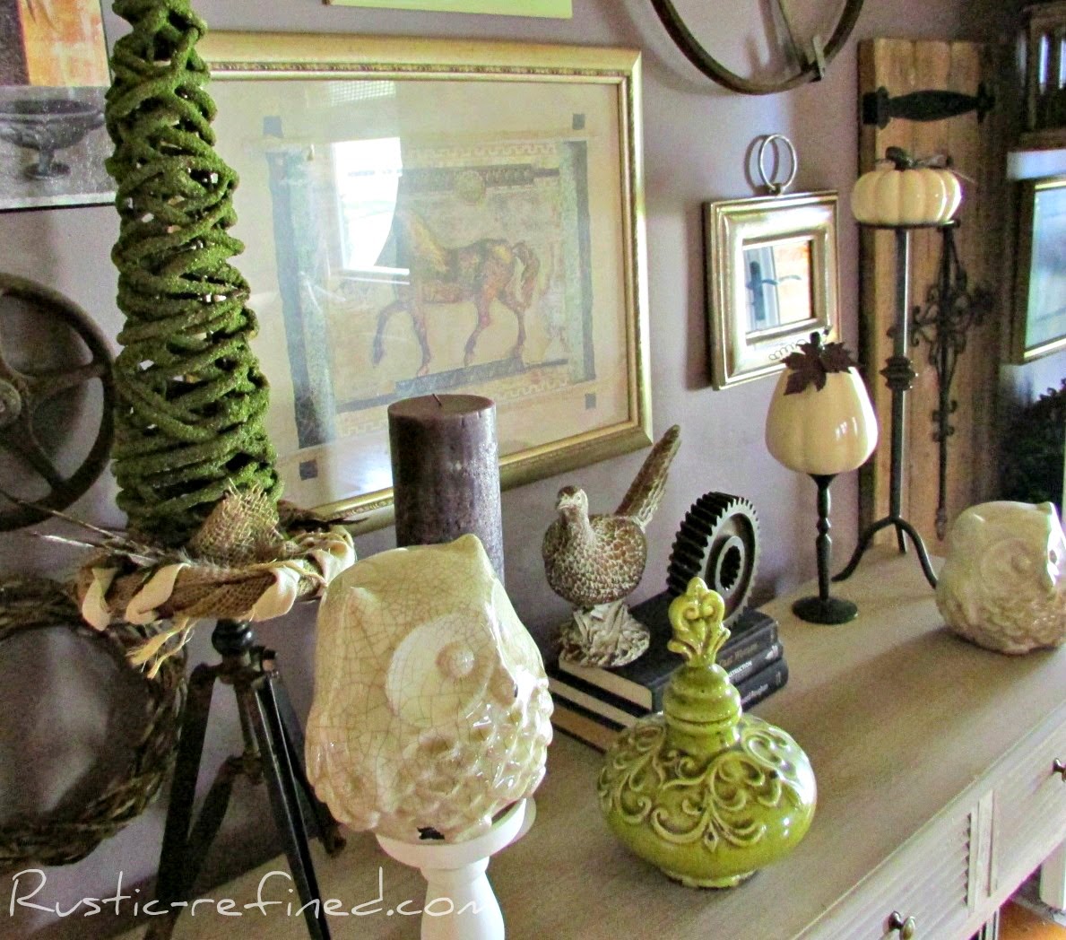 Fall Decor In The Entryway Living Room Rustic Refined Fall Decor In The Entryway Living Room Rustic Refined