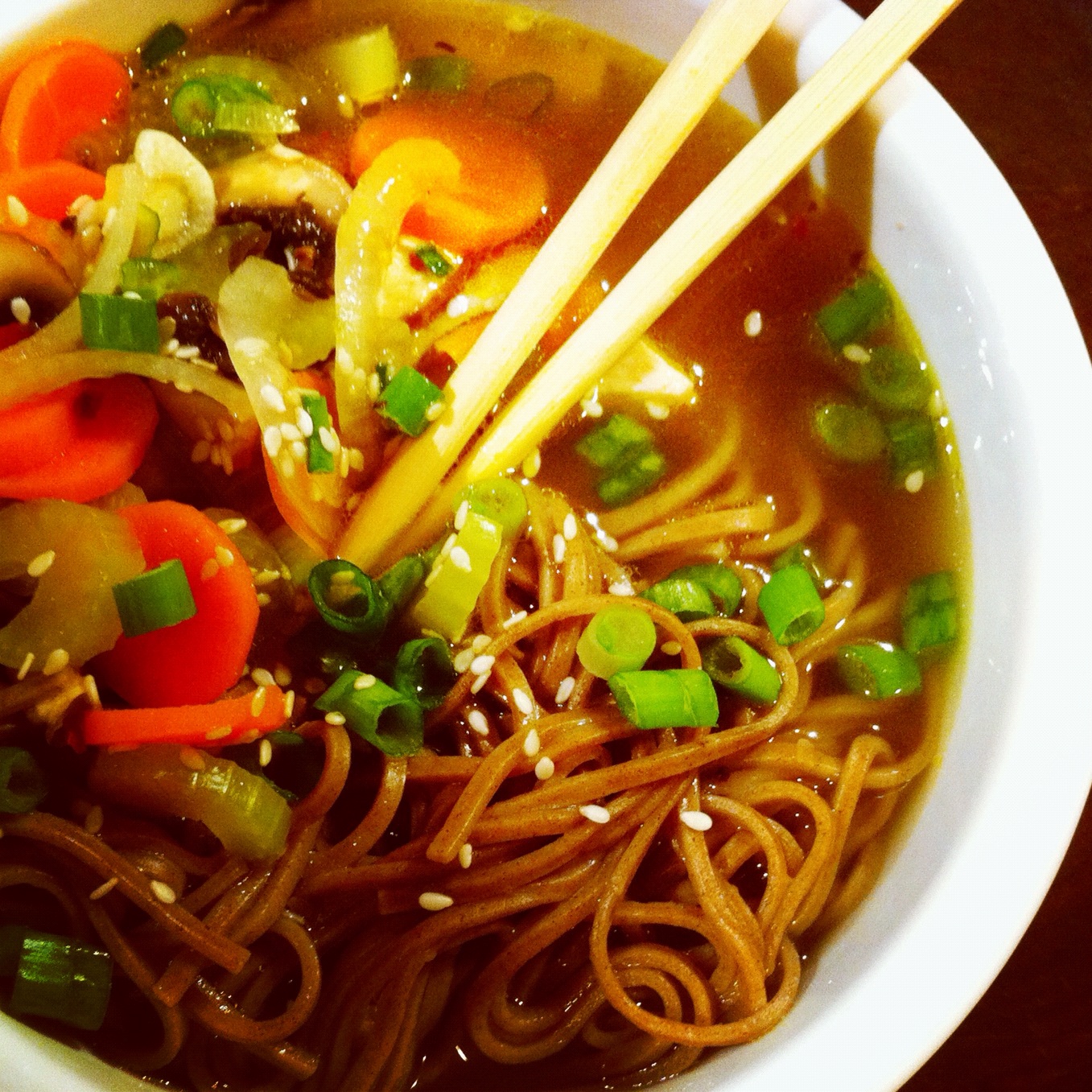 Soba Noodle Turkey Soup